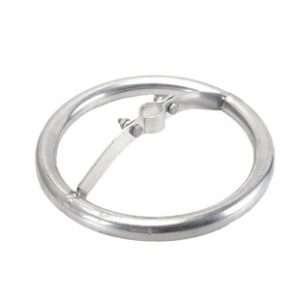 aluminum tube grading ring for power line insulators - side view