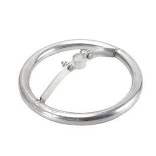 aluminum tube grading ring for power line insulators - side view