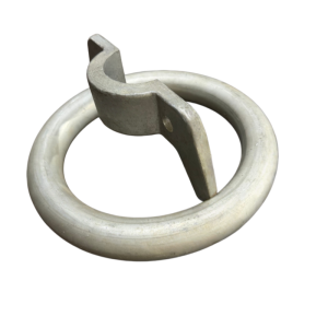 aluminum tube grading ring for high voltage insulators - split design