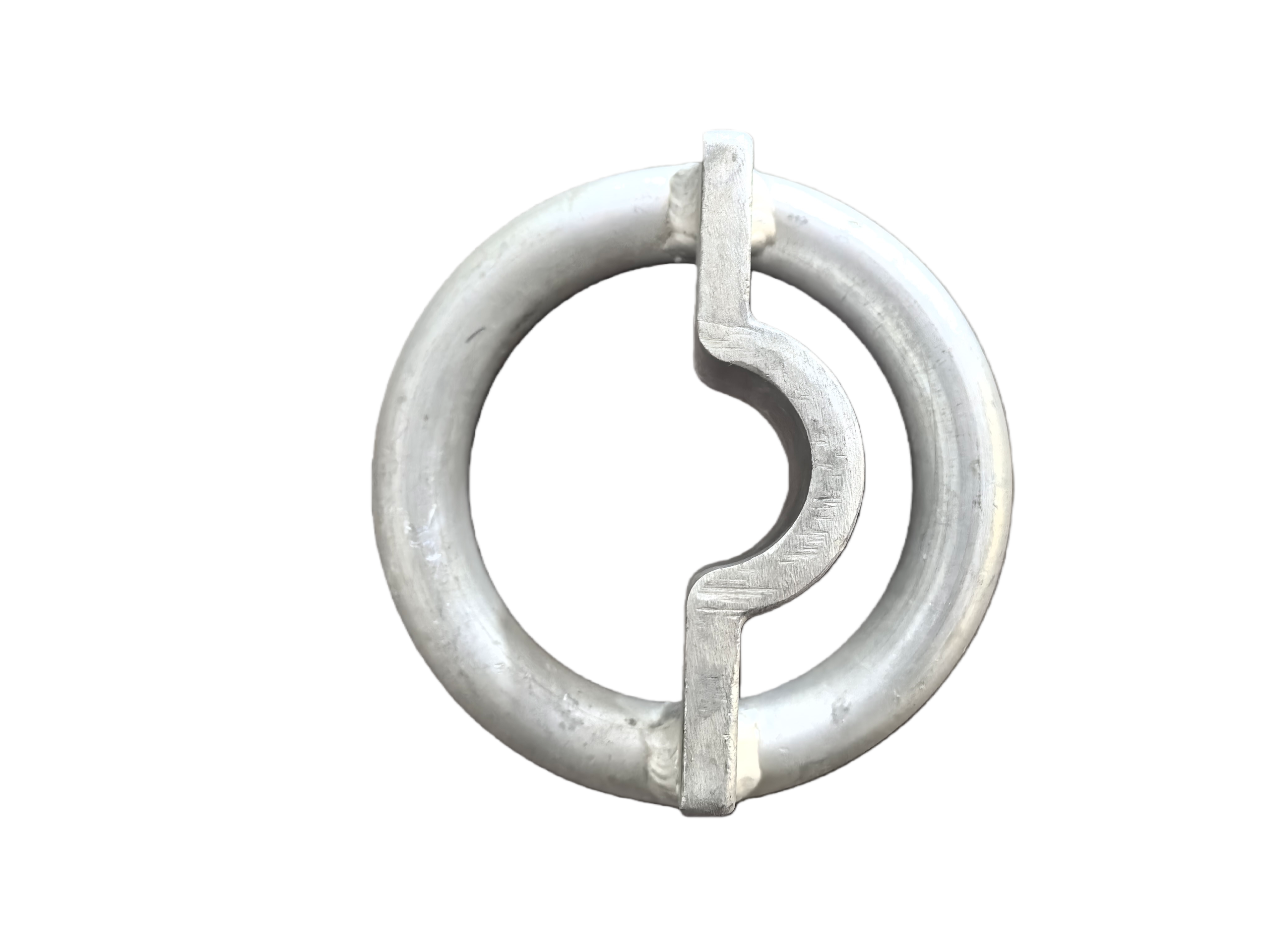 aluminum tube grading ring for high voltage insulators