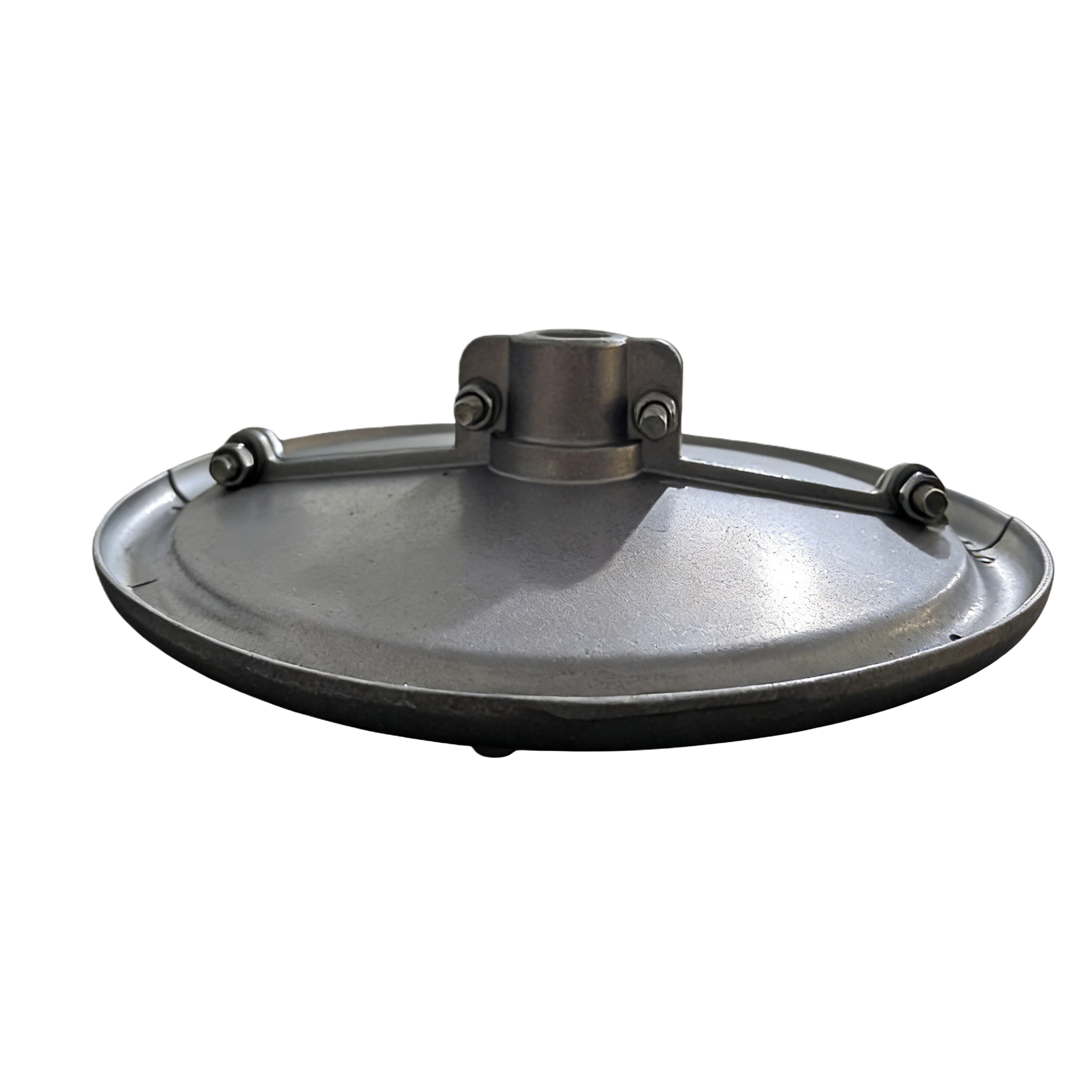 anti bird grading ring for power fittings - side view with mounting components