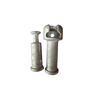 Ball Clevis & Socket Clevis Set (Angled View), Hot Dip Galvanized Steel Insulator Fittings for Power Lines