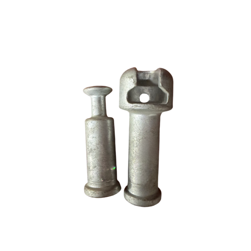 Ball Clevis & Socket Clevis Set (Angled View), Hot Dip Galvanized Steel Insulator Fittings for Power Lines