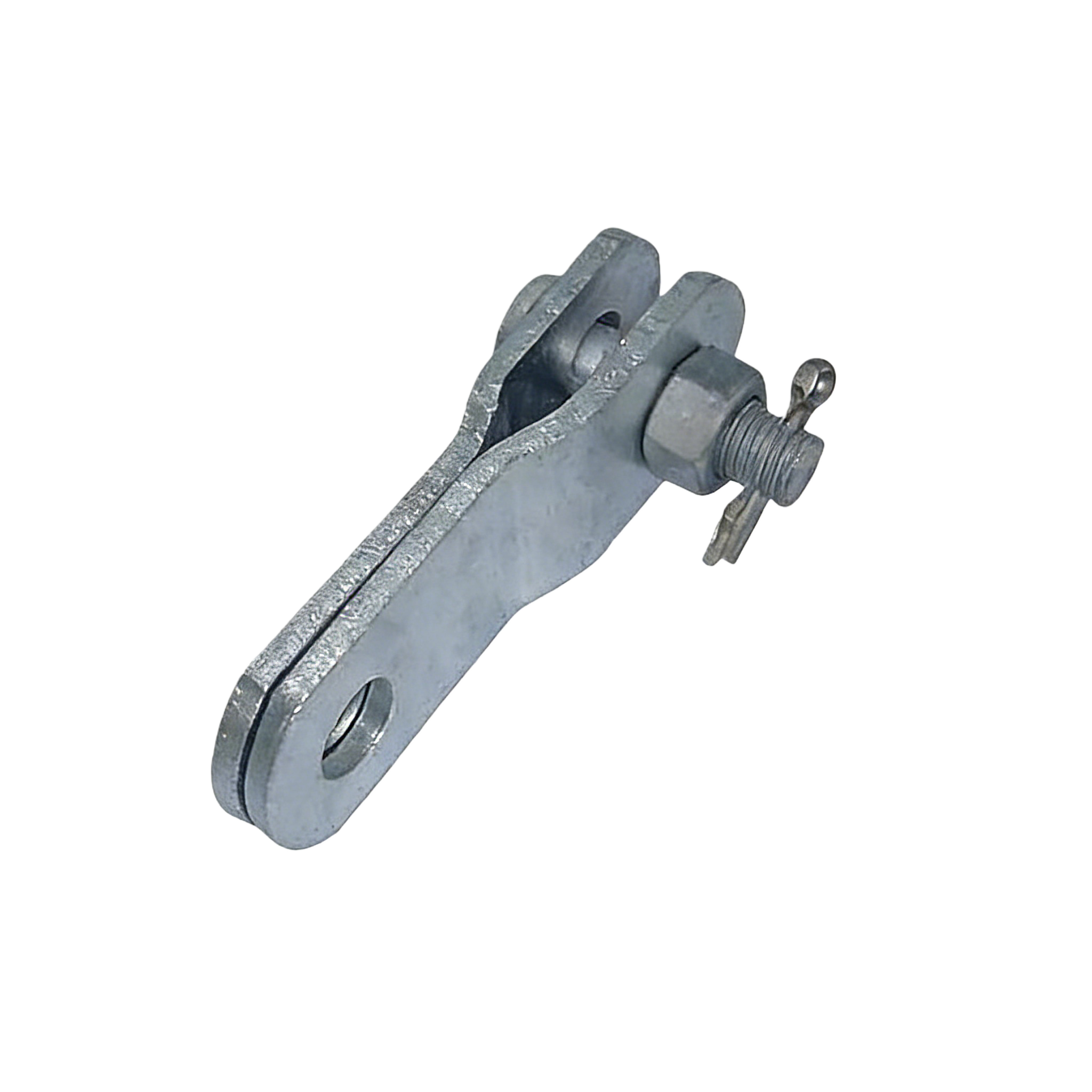 PS Type Parallel Clevis Plate, Hot Dip Galvanized Carbon Steel Hanging Clevis with Bolt and Split Pin for Overhead Power Line Hardware