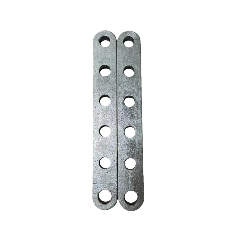 PT Adjustable Clevis Plate, Hot Dip Galvanized Carbon Steel Adjustable Parallel Hanging Clevis with Multiple Holes for Power Line Fittings