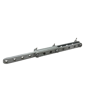 PT Adjustable Clevis Plate, Hot Dip Galvanized Carbon Steel Parallel Hanging Clevis with Adjustable Holes for Overhead Power Line Fittings