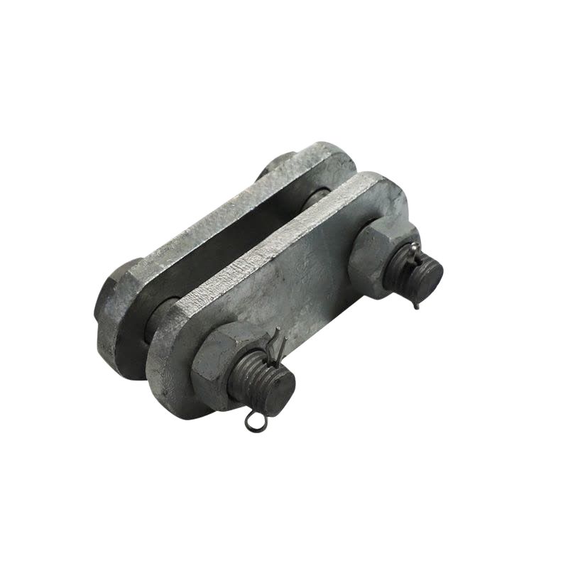 Parallel Clevis / Clevis Plate, Hot Dip Galvanized Steel Power Line Hardware for Insulator String Connection