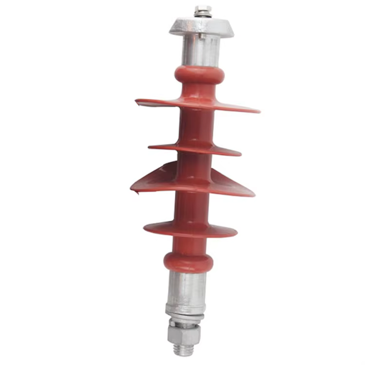 high voltage pin insulator for overhead power distribution lines