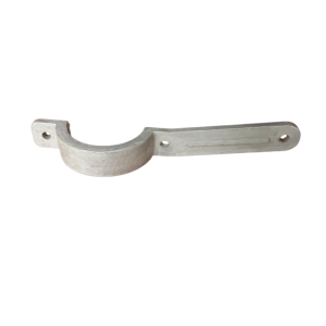 Dual-View Pole Clamp Bracket / Cable Bracket, Aluminum Alloy Power Line Fitting for Utility Pole Mounting