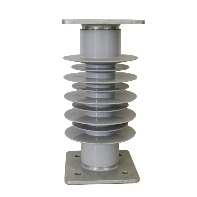 High Voltage Post Insulator with Mounting Flange, Composite Insulator for Substation