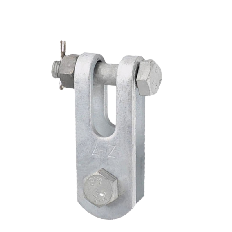Right Angle Clevis (Z-Type Clevis, Front View), Hot Dip Galvanized Steel Power Line Angle Connector