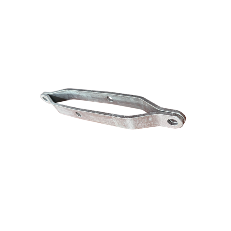 Suspension Link Plate (Angled View), Hot Dip Galvanized Steel Yoke Plate for Power Line Suspension Systems