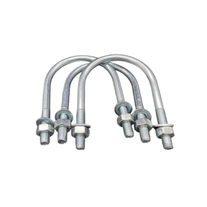 Multi-Pack U-Bolt / U Type Bolt Set, Hot Dip Galvanized Carbon Steel Fasteners with Nuts for Power Line and Pipe Securing