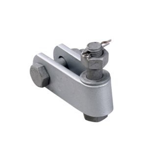 UB Clevis Plate, Hot Dip Galvanized Right Angle Clevis with Bolt and Split Pin for Overhead Power Line Insulator Connection