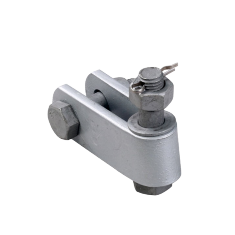 UB Clevis Plate, Hot Dip Galvanized Right Angle Clevis with Bolt and Split Pin for Overhead Power Line Insulator Connection