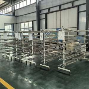 Power fittings and aluminum cutting machine factory overview