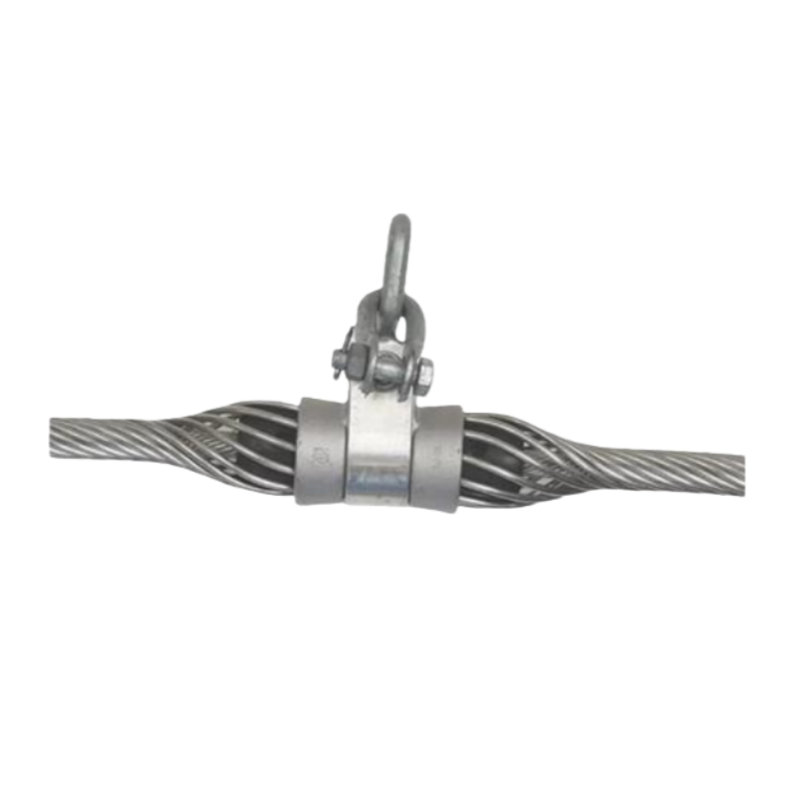 Preformed Suspension Clamp with armor rods for OPGW/ADSS Cable, overhead power line suspension fitting