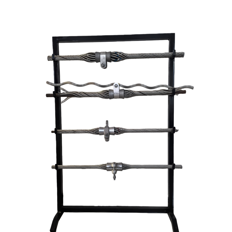 Preformed Suspension Clamp for OPGW/ADSS Cable, overhead power line tower installation